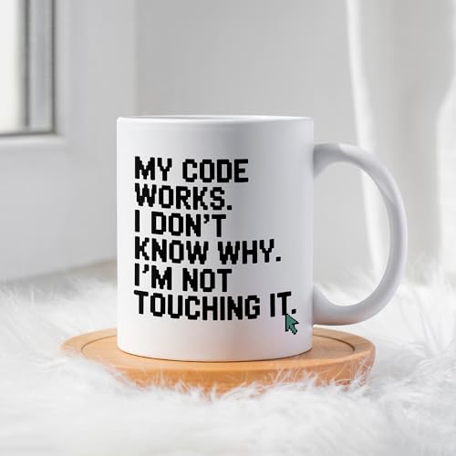 Computer Science Gifts Funny for Work Desk | Ceramic Coffee Mug | 11 OZ