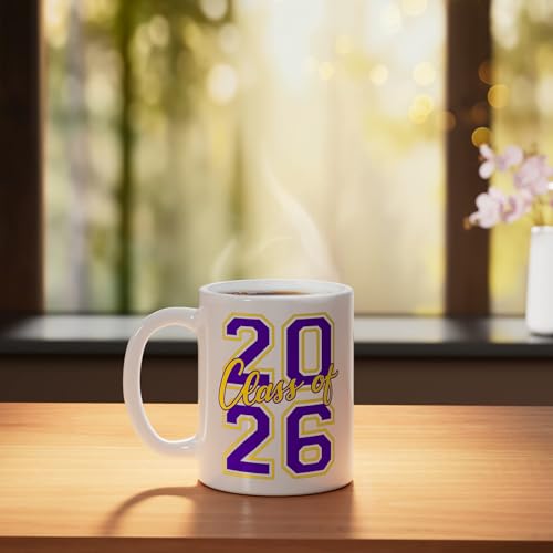 Class of 2026 Graduation Varsity and Letters | Ceramic Coffee Mug | 11 OZ