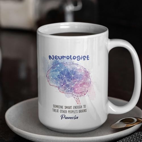 Personalized Neurologist Themed Brain | Customised Coffee Mug | 11 OZ