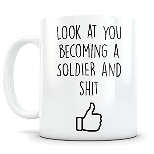 Army Graduation Gifts Military Science | Ceramic Coffee Mug | 11 OZ