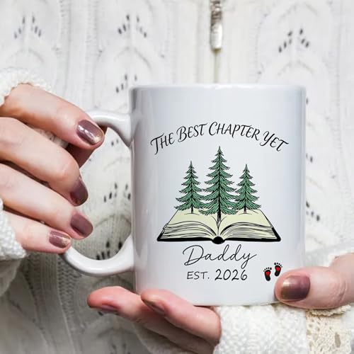 Daddy Est 2026 Gifts The Best Chapter Yet | Ceramic Coffee Mug | 11 OZ
