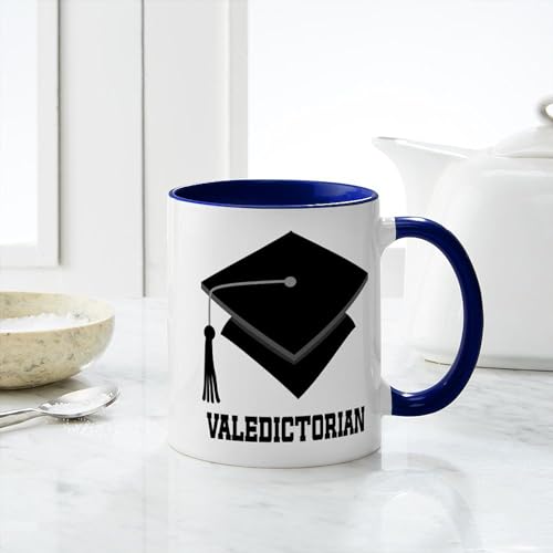 Valedictorian Grad Hat | Ceramic Coffee Mug | 11 OZ