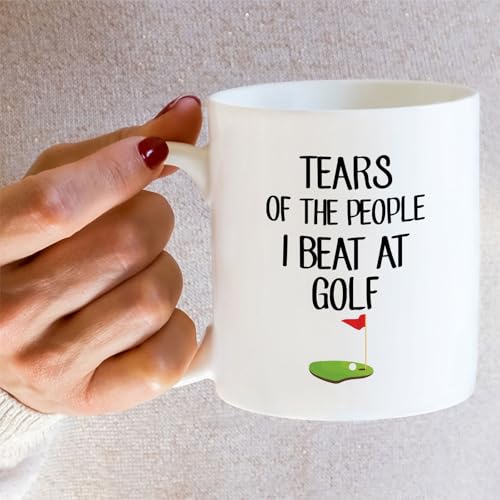 Funny Golfer Tears Of The People I Beat At | Ceramic Coffee Mug | 11 OZ