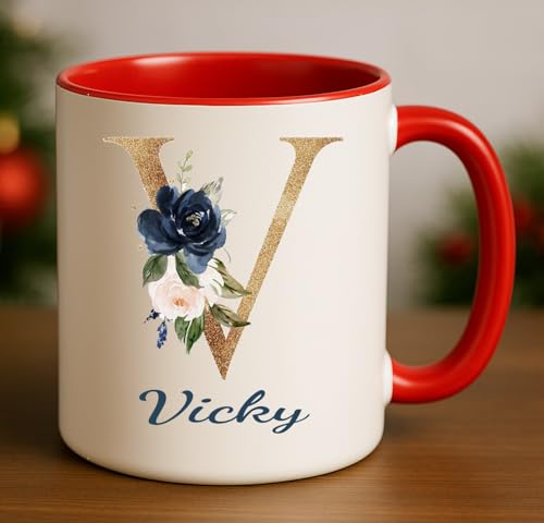 Unique Mom Gift with Name Vicky Gifts Fun | Ceramic Coffee Mug | 11 OZ