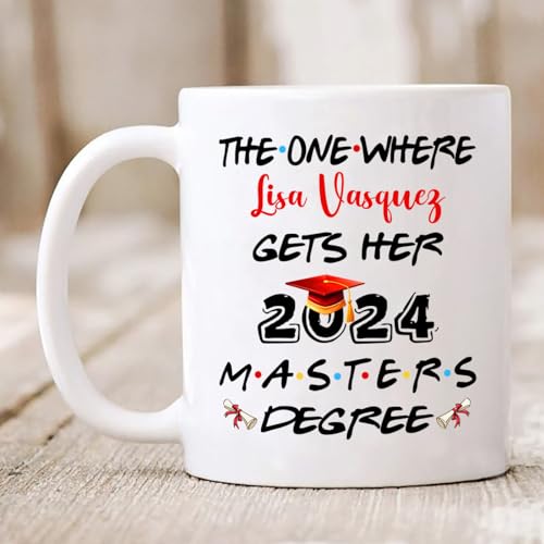 Personalized Graduation Master Degree The | Customised Coffee Mug | 11 OZ
