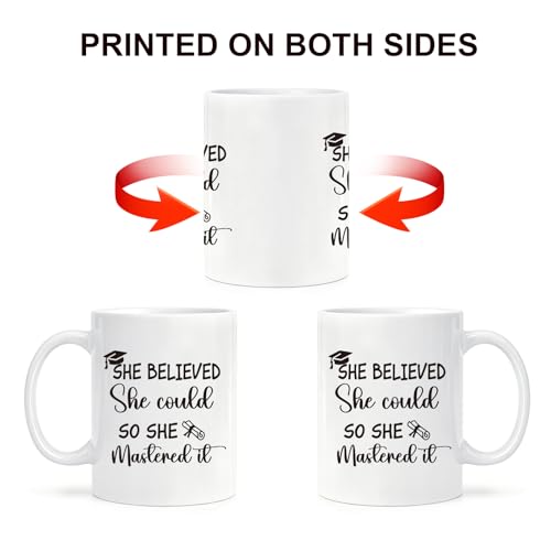 She Believed Could So Mastered It Masters | Ceramic Coffee Mug | 11 OZ
