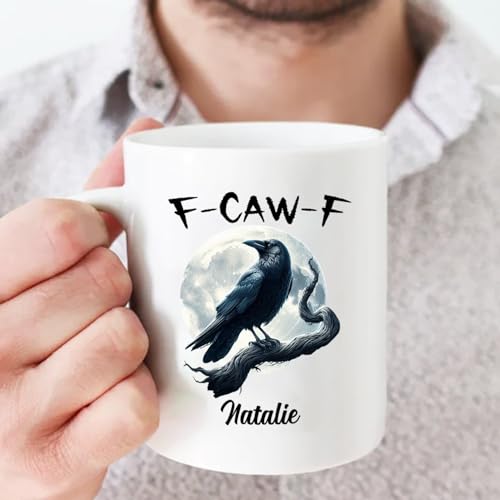 Funny FCAWF Cow Travel Gift For Office | Customised Coffee Mug | 11 OZ