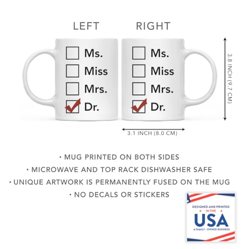 Graduation Gift Ms Miss Mrs Dr 1-Pack Includes | Ceramic Coffee Mug | 11 OZ