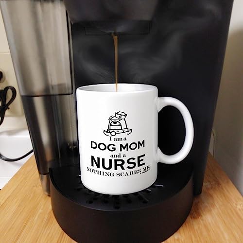ThisWear Graduation Gifts for Nurse I am a Dog | Ceramic Coffee Mug | 11 OZ
