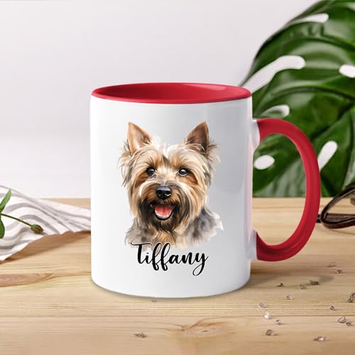 Personalized Yorkshire Dogs Accent Unique | Customised Coffee Mug | 11 OZ