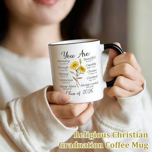2026 Graduation Gifts Religious Christian | Ceramic Coffee Mug | 11 OZ