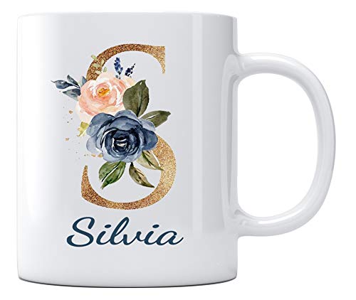 Mother s Day 2021 with Name Silvia Unique | Ceramic Coffee Mug | 11 OZ