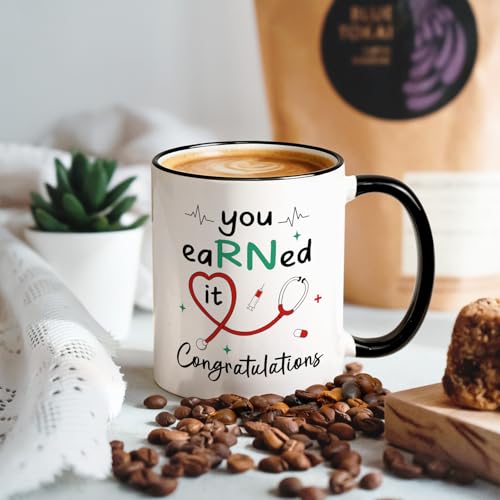 YHRJWN Nurse Graduation Gifts for Women | Ceramic Coffee Mug | 11 OZ