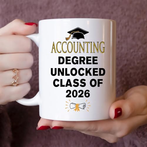 Accounting Degree Unlocked Class of 2026 | Ceramic Coffee Mug | 11 OZ