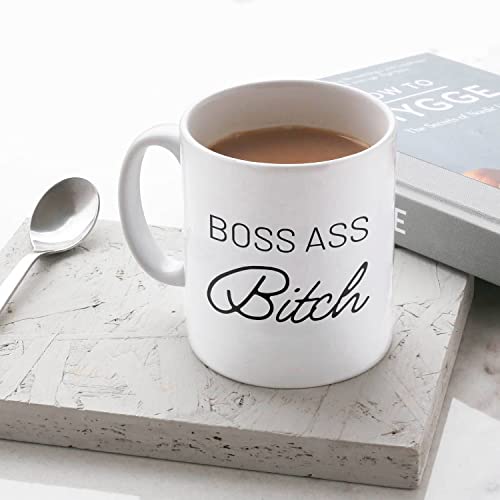 Boss Ass Bitch Lady Girlboss Babe Women | Ceramic Coffee Mug | 11 OZ