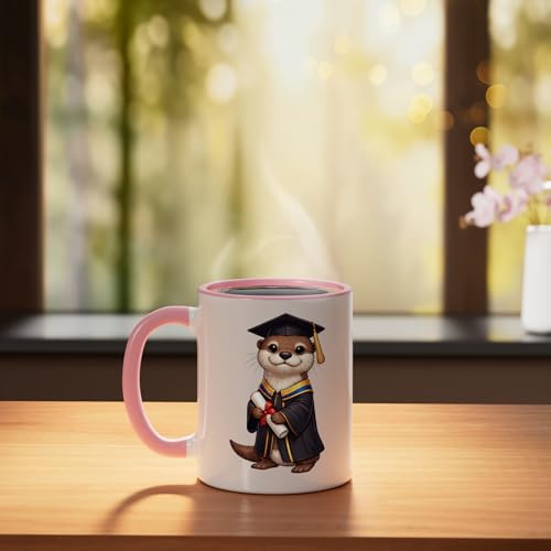 Cute Otter Graduation Graduate | Ceramic Coffee Mug | 11 OZ