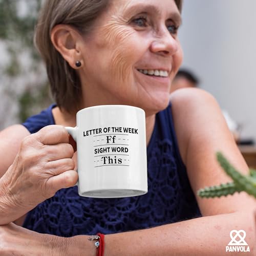 Letter of the Week Ff Sight Word This Teacher | Ceramic Coffee Mug | 11 OZ