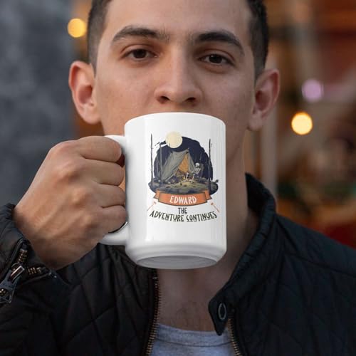 Personalized The Adventure Continues Custom | Customised Coffee Mug | 11 OZ