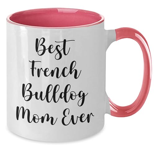 French Bulldog Mom Teepee Funny Two Tone for | Ceramic Coffee Mug | 11 OZ