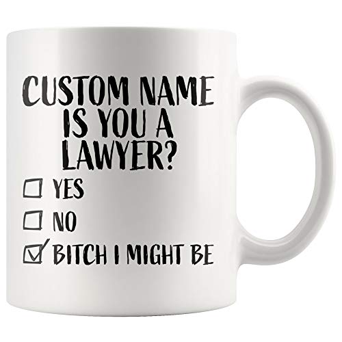 Personalized Lawyer Gift Graduation | Customised Coffee Mug | 11 OZ