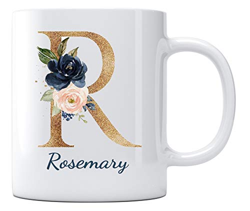 Mothers Day Presents with Name Rosemary Gift | Ceramic Coffee Mug | 11 OZ