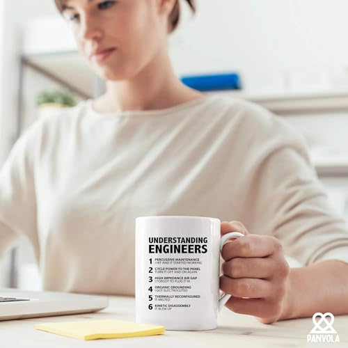 Understanding Engineers Funny Engineer Gifts | Ceramic Coffee Mug | 11 OZ