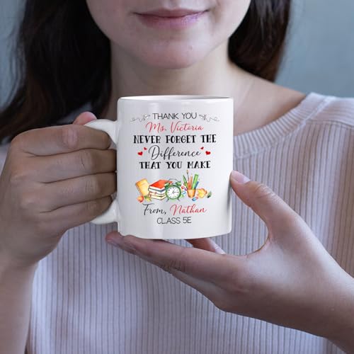 Never Forget The Difference That You Make | Customised Coffee Mug | 11 OZ