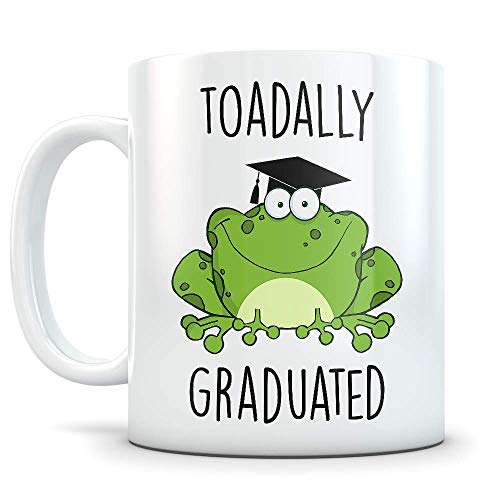 Frog Graduation Gifts Toad Pun for Future | Ceramic Coffee Mug | 11 OZ