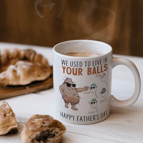 Funny Dad Happy Father s Day Gift for from | Customised Coffee Mug | 11 OZ