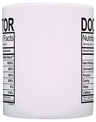ThisWear Doctor Gifts for Women Nutritional | Ceramic Coffee Mug | 11 OZ