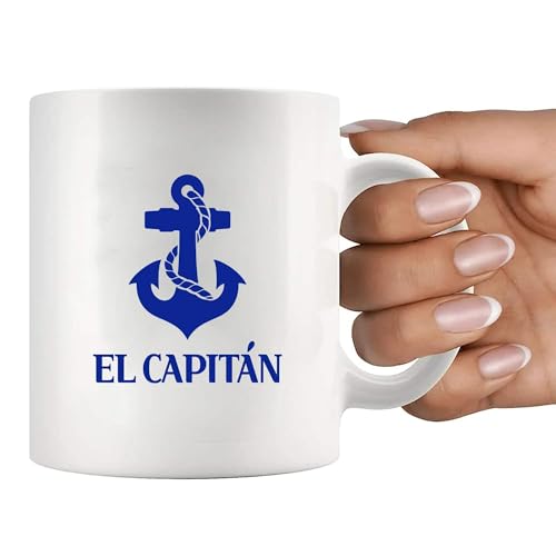 El Capitan Boat Ship Captain Gifts Sailor | Ceramic Coffee Mug | 11 OZ