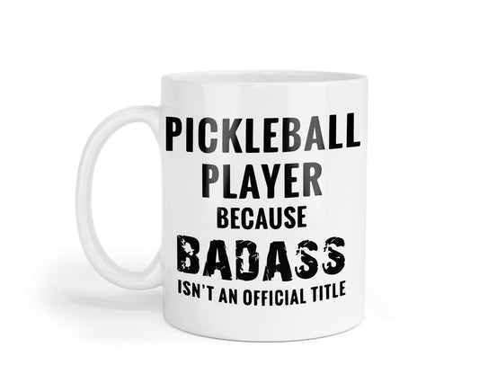Pickleball Player Mug: Funny Novelty Gift for Sports Lover