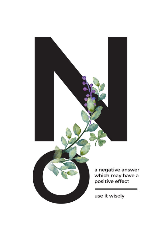 Negative Positive Effect Wall Poster Motivational Quote Home Decor A2 A3 A4