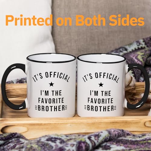 Gifts for Brother Birthday Funny from Sister | Ceramic Coffee Mug | 11 OZ