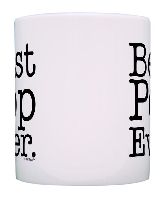Father's Day for Grandpa Best Pop Ever with Handle | Ceramic Coffee Mug | Father's Day Gift | Stylish Printed Design | Tea & Coffee Cup | 11oz