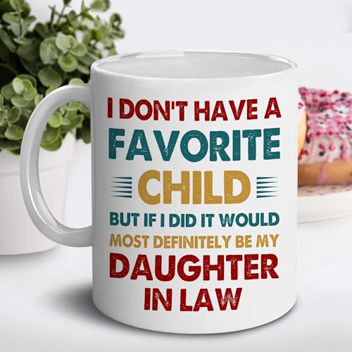 Mothers Day For Daughter In Law | Ceramic Coffee Mug | Father's Day Gift | Stylish Printed Design | Tea & Coffee Cup | 11oz