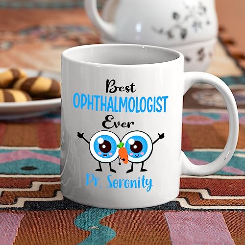 Personalized Name Best Ophthalmologist Ever | Customised Coffee Mug | 11 OZ