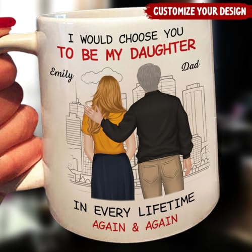 Wrappiness Personalized To My Daughter from | Customised Coffee Mug | 11 OZ