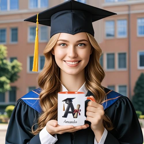 Personalized Graduation with Initial Name | Customised Coffee Mug | 11 OZ
