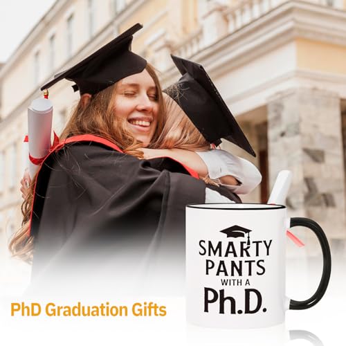 Petalsun PhD Graduation Gift for Her Him Funny | Ceramic Coffee Mug | 11 OZ
