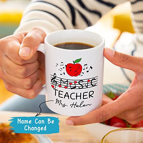 Music Teacher Personalized New Gifts | Customised Coffee Mug | 11 OZ