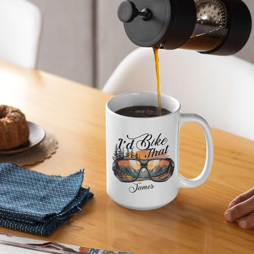 Customized Name I d Bike That Personalized | Customised Coffee Mug | 11 OZ