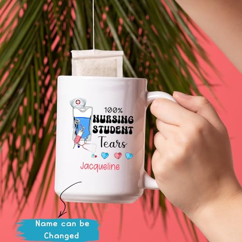 Personalized RN Nursing Student Tears New | Customised Coffee Mug | 11 OZ
