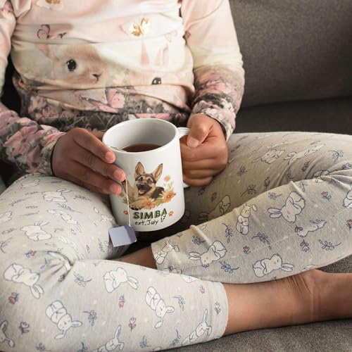 Unique Customized Young German Shepherd | Customised Coffee Mug | 11 OZ