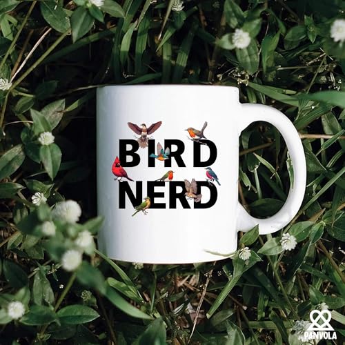Bird Nerd Lover Gifts For Women Men | Ceramic Coffee Mug | 11 OZ