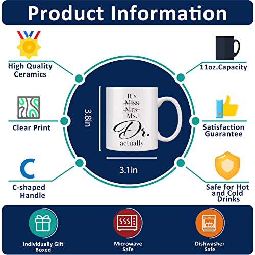 Shqiueos Funny Doctor Gifts for Women It s Dr | Ceramic Coffee Mug | 11 OZ