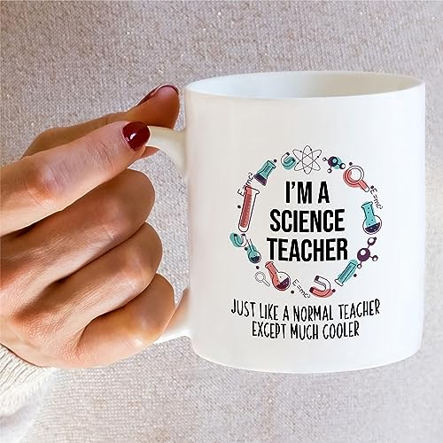 Funny Science Teacher Gift Cool STEM Thank-you | Ceramic Coffee Mug | 11 OZ