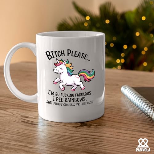Bitch Please I m So Fabulous Funny Unicorn | Ceramic Coffee Mug | 11 OZ
