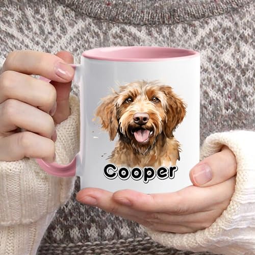 Brown Labradoodles Personalized Labradoodle | Customised Coffee Mug | 11 OZ