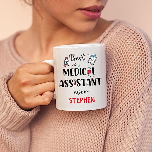 Personalized Name Best Medical Assistant | Customised Coffee Mug | 11 OZ